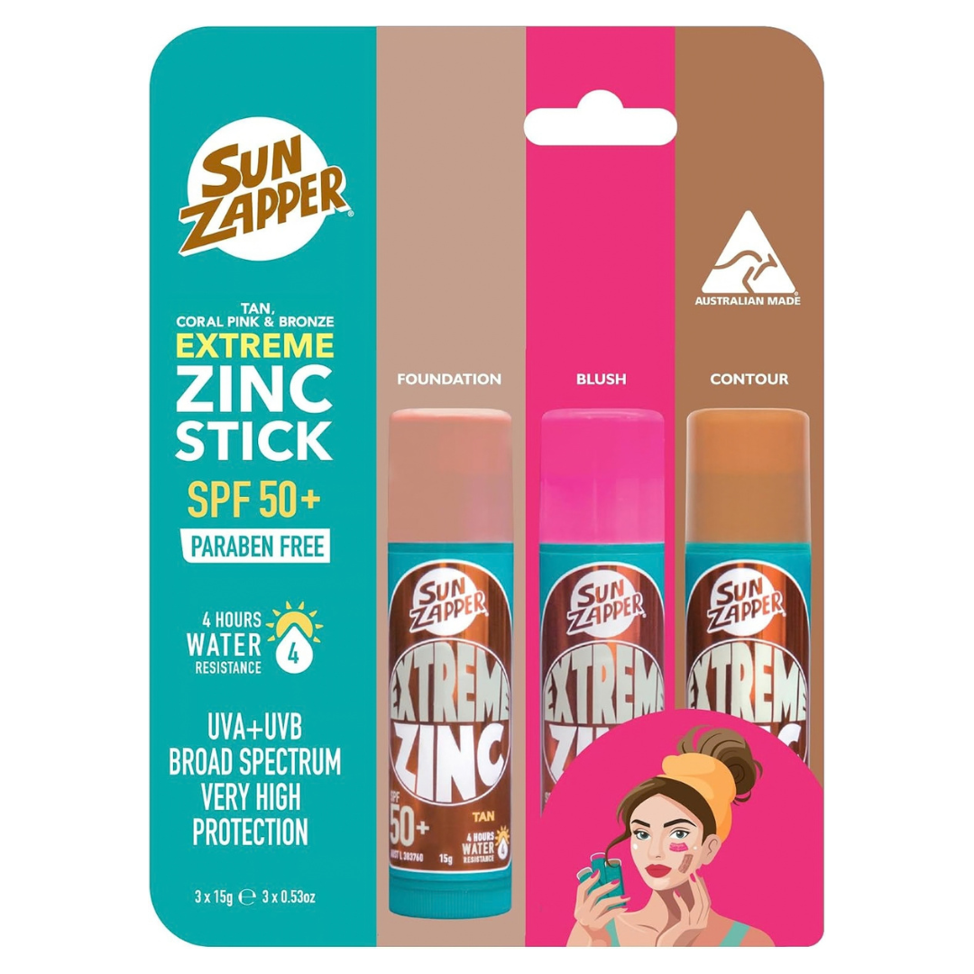 Sun Zapper Extreme Zinc SPF 50+ Beauty Pack