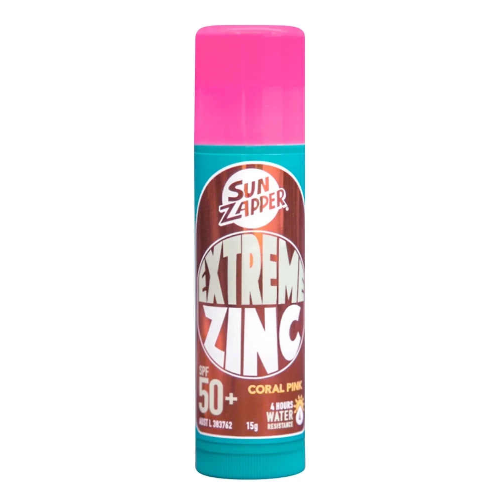Sun Zapper Extreme Zinc Stick SPF 50+ Coral Pink 15g