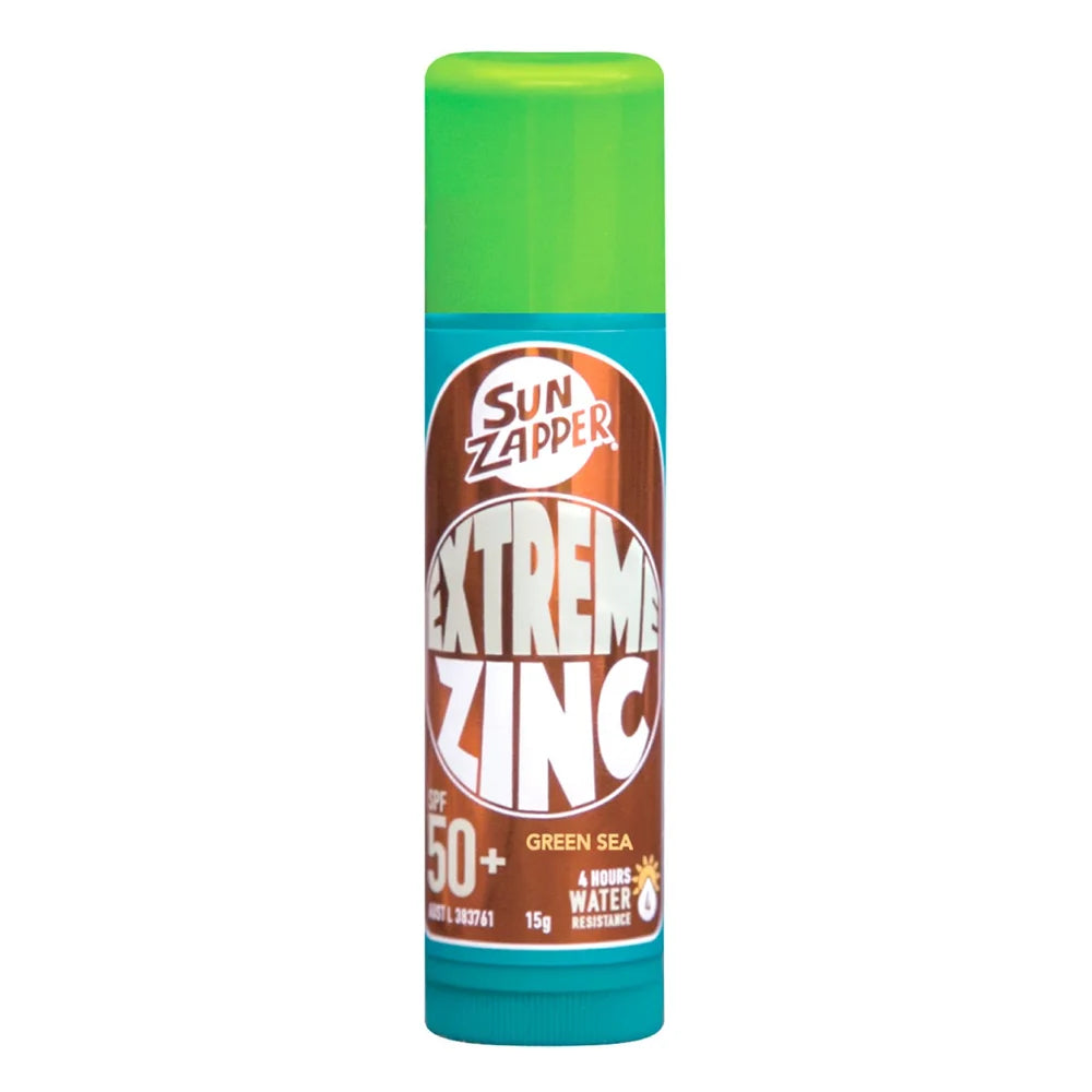 Sun Zapper Extreme Zinc Stick SPF 50+ Green Sea 15g