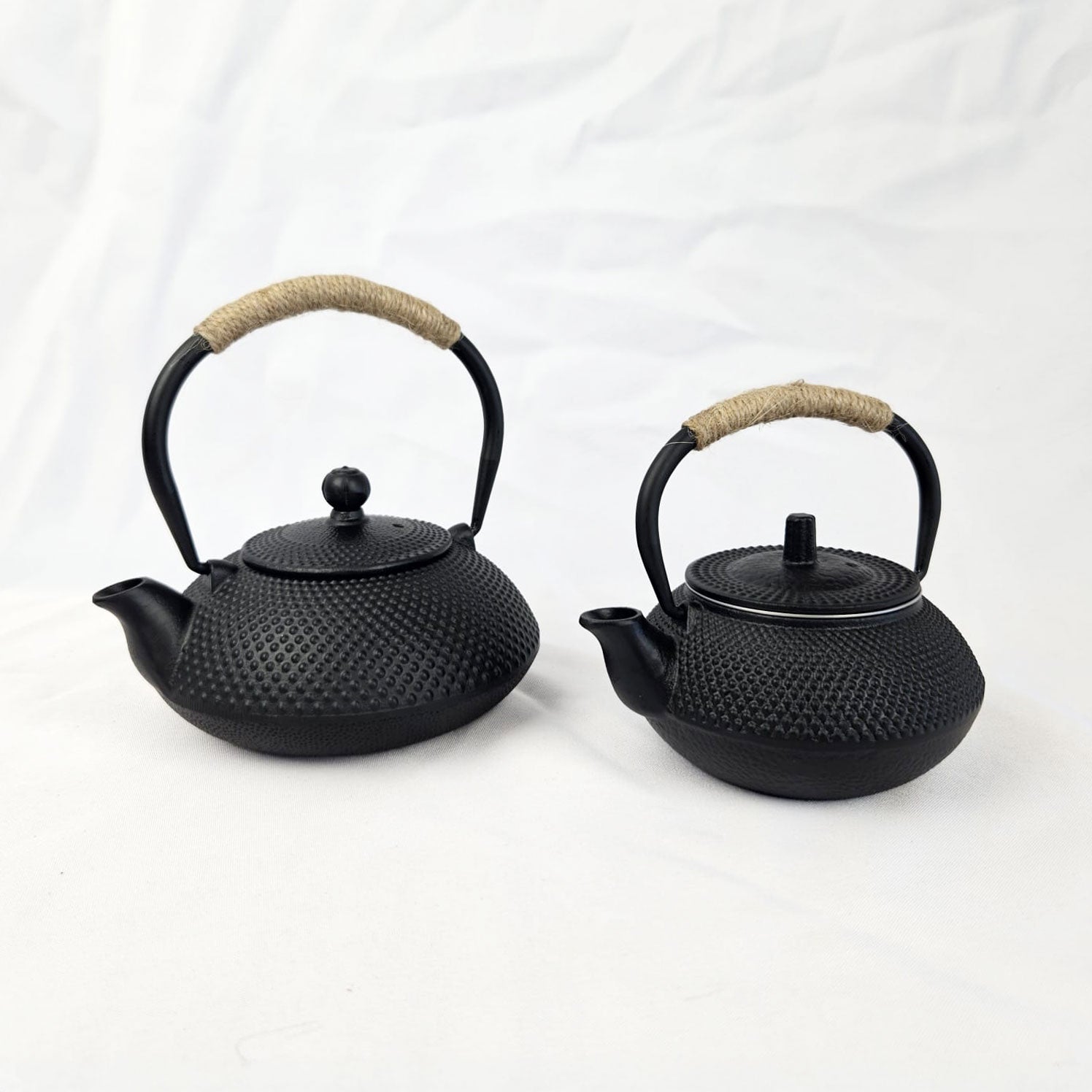 Cast Iron Teapot | Twine Handle (2 Sizes)