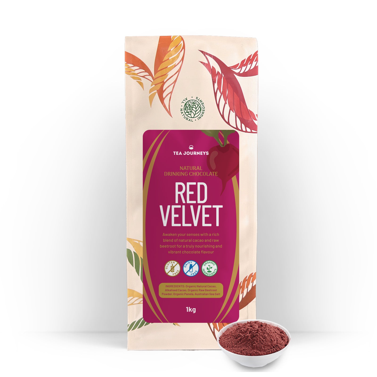 Red Velvet - All Natural Beetroot Drinking Chocolate