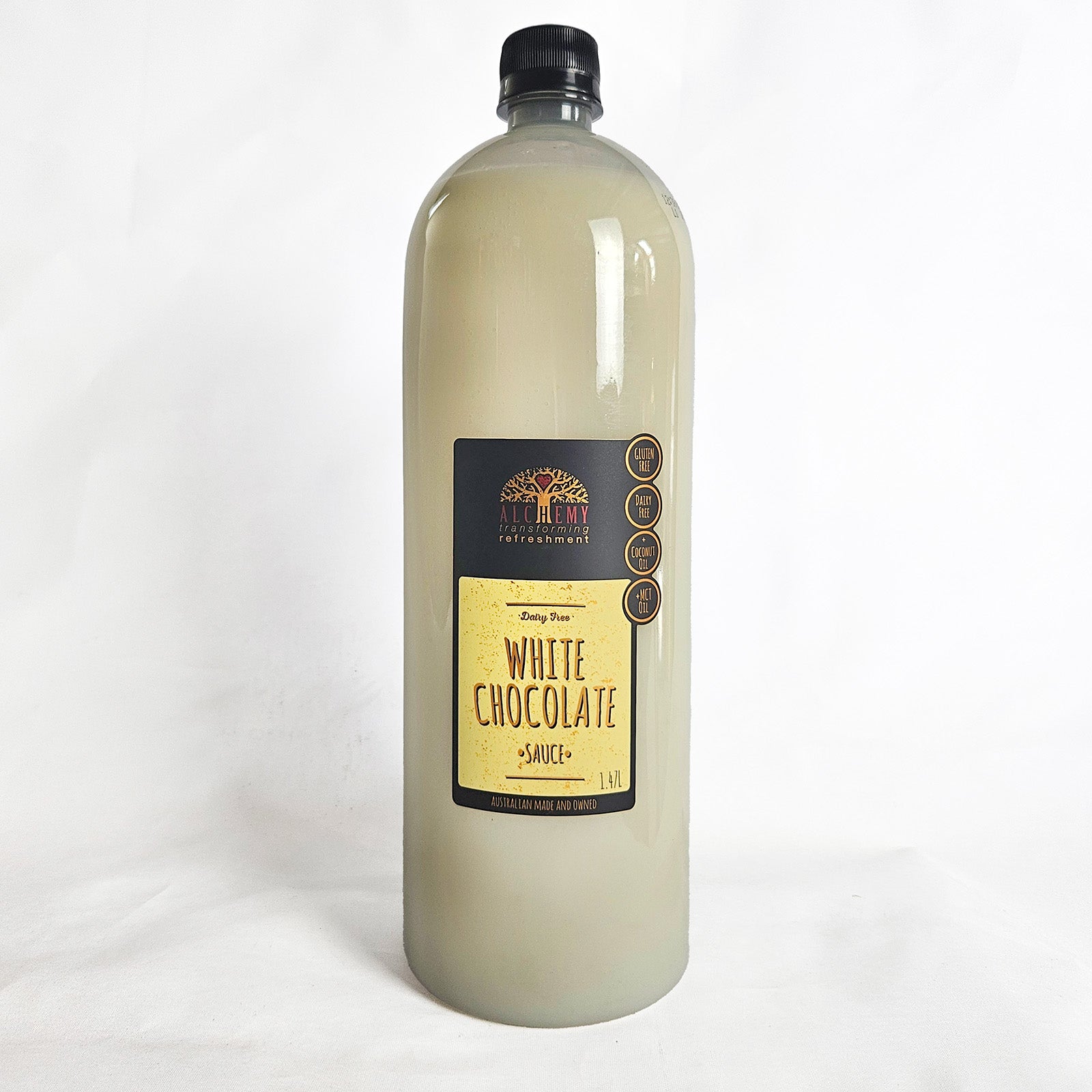 Alchemy White Chocolate Sauce | Now In 2 Sizes (Vegan & Gluten Free)
