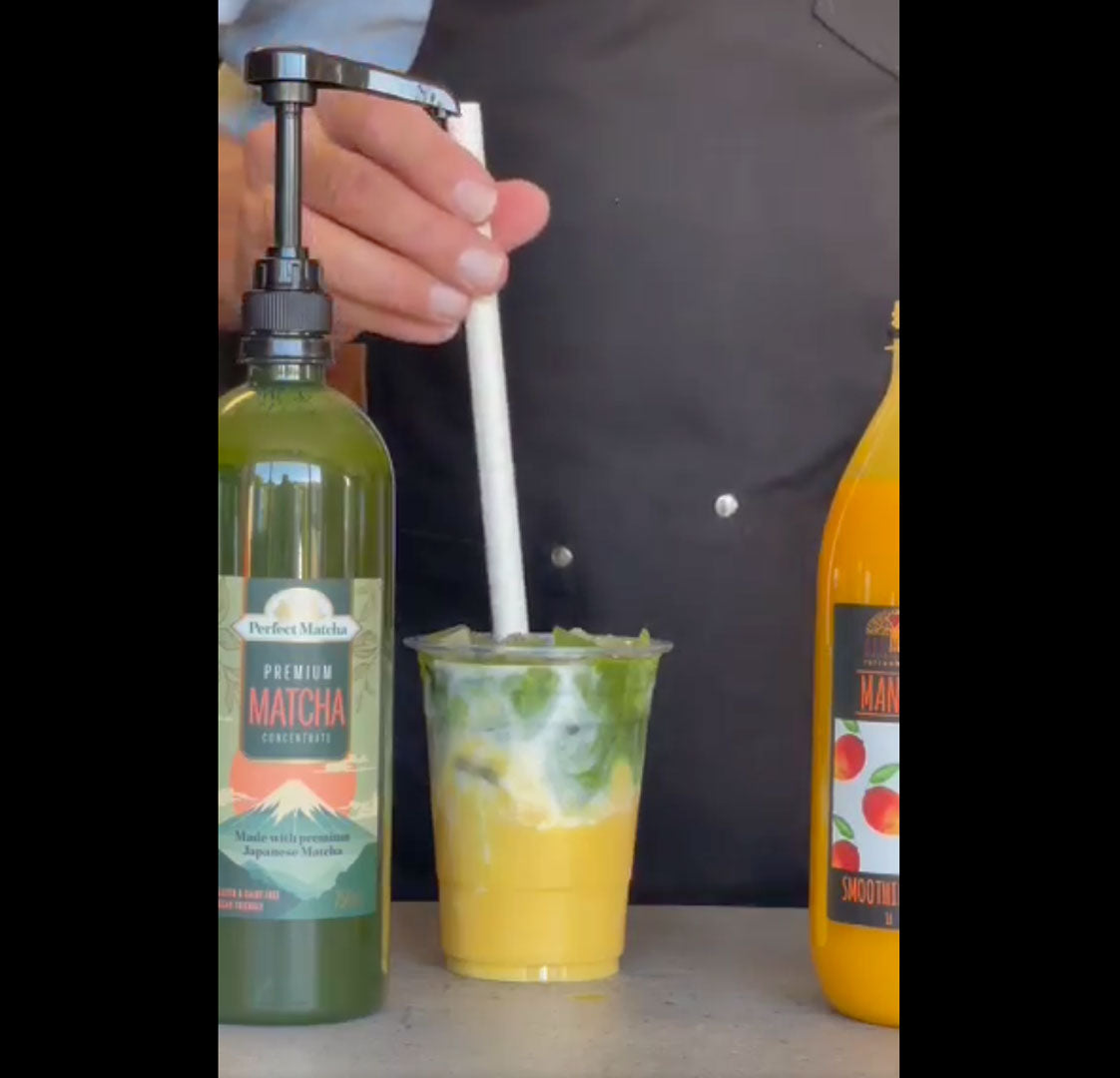 Iced Mango Matcha – Tropical, Creamy & Energising