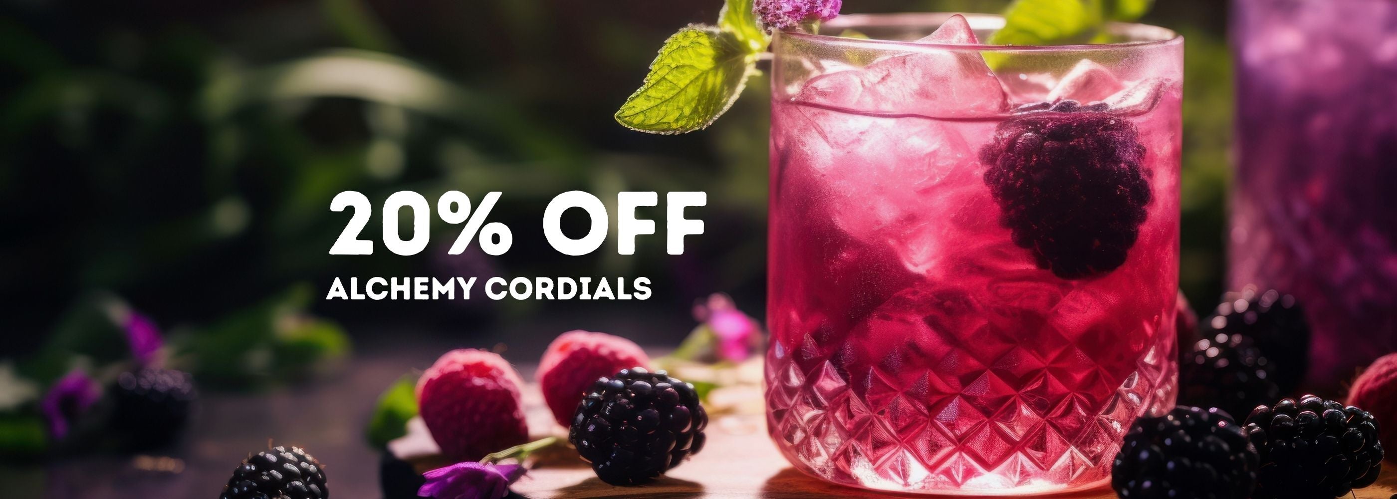 Black Friday Sale - 20% off Alchemy Cordials