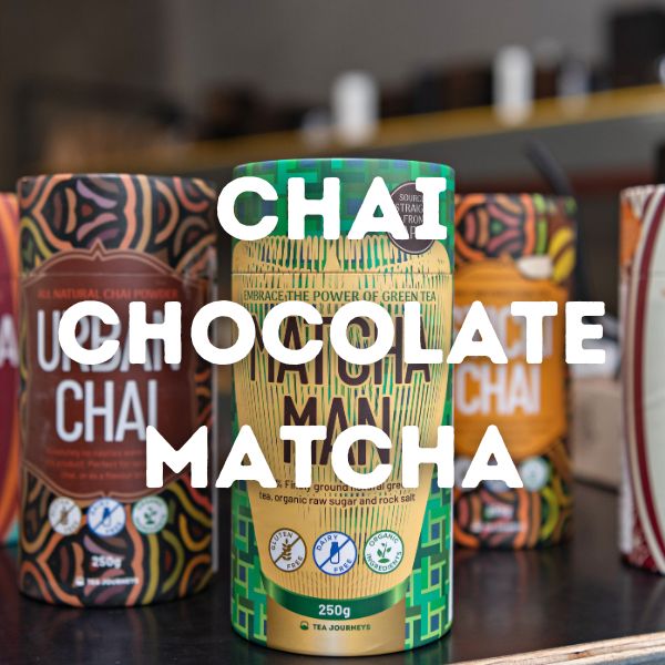 chai chocolate matcha
