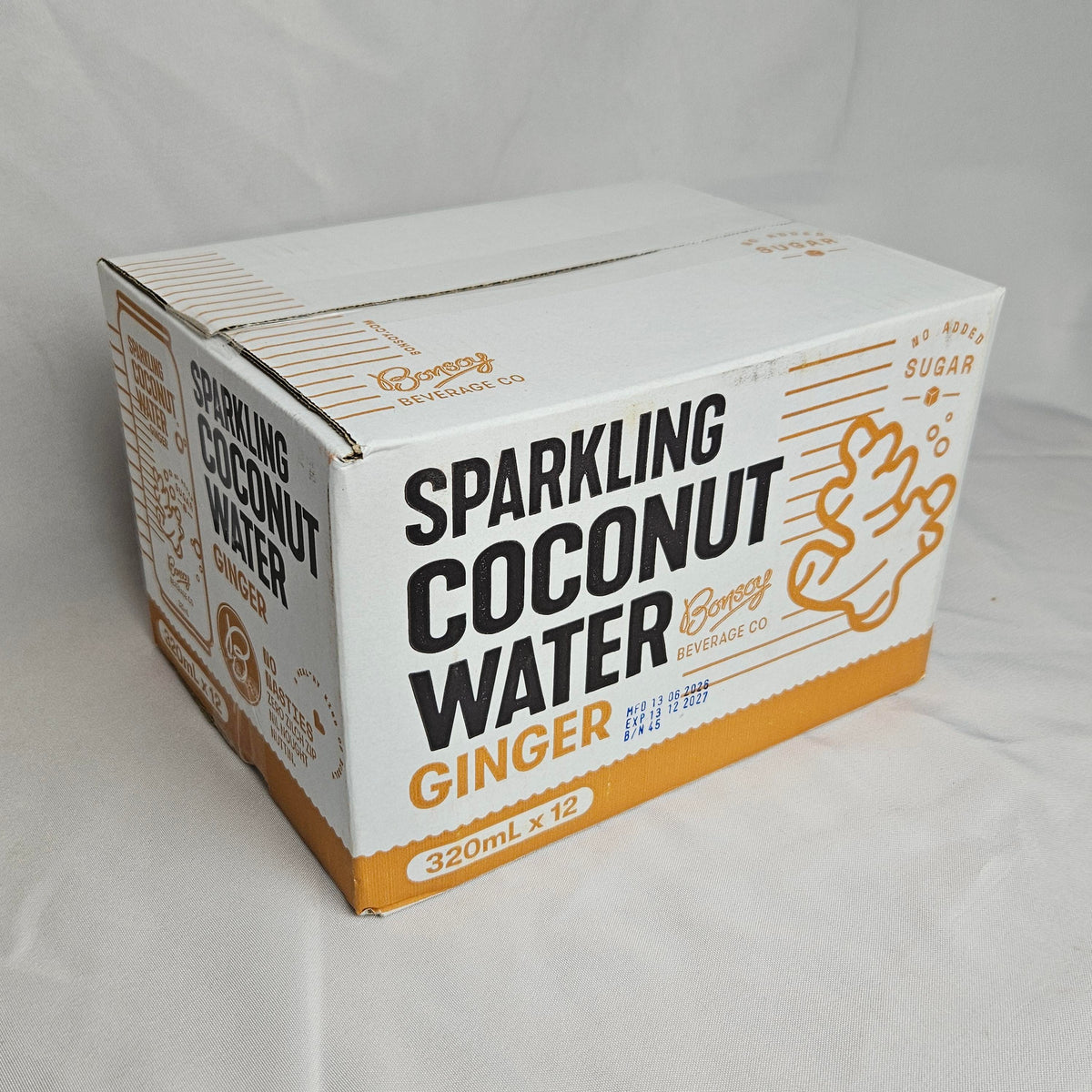 Bonsoy Sparkling Coconut Water Ginger