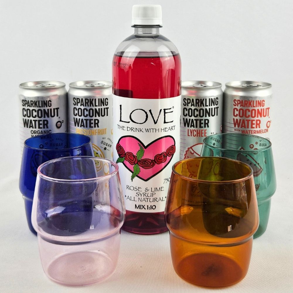 Natural Flavour & Colour Cordial Set