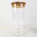 Bamboo Lid Glass Canister Large