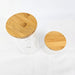 Bamboo Lid Glass Canister Set