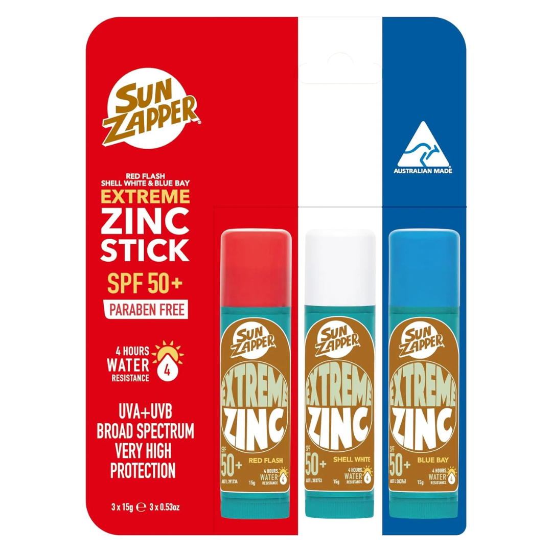Sun Zapper Extreme Zinc SPF 50+ Triple Pack