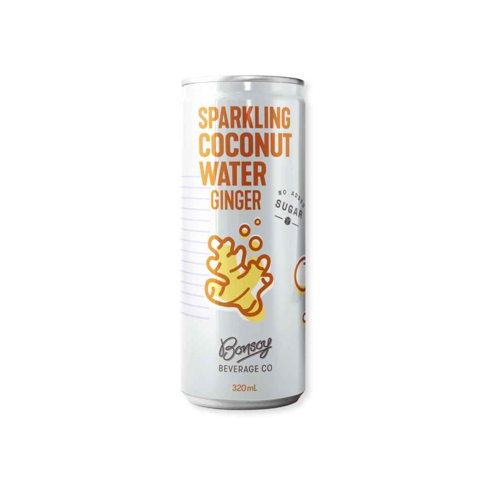 Bonsoy Sparkling Coconut Water | Ginger