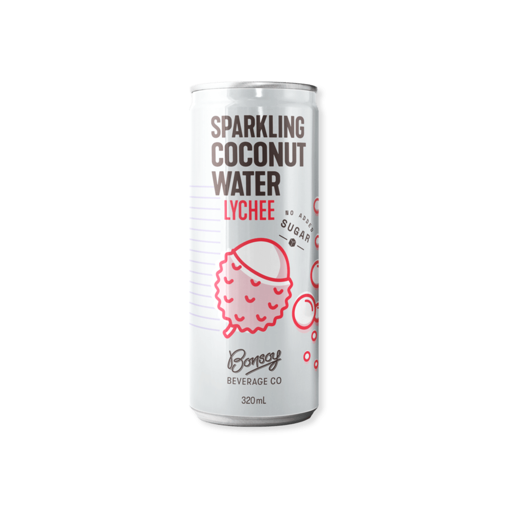 Bonsoy Sparkling Coconut Water | Lychee