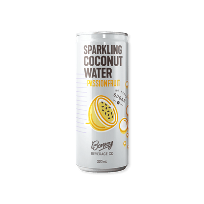 Bonsoy Sparkling Coconut Water | Passion Fruit 350ml Can