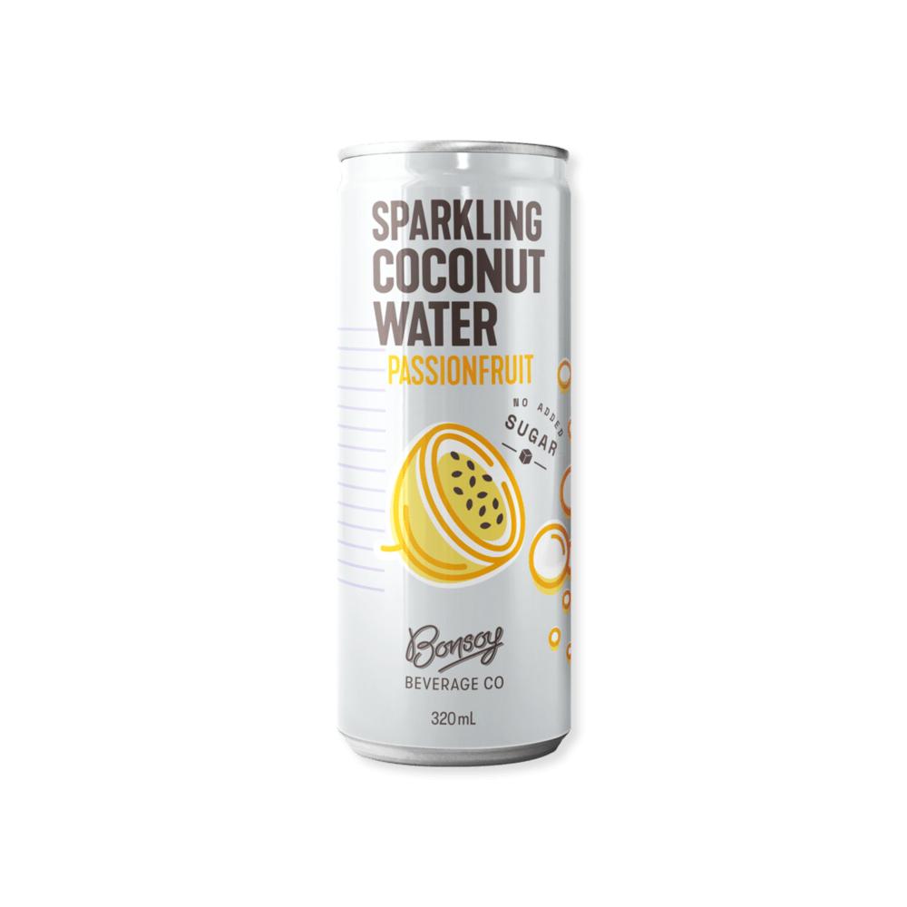 Bonsoy Sparkling Coconut Water | Passion Fruit