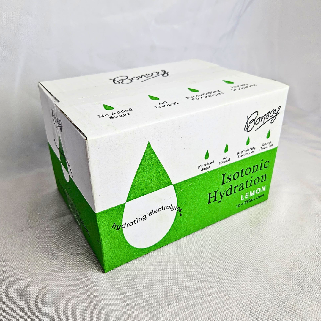 Bonsoy Isotonic Hydration | Lemon Case (12x 250ml)
