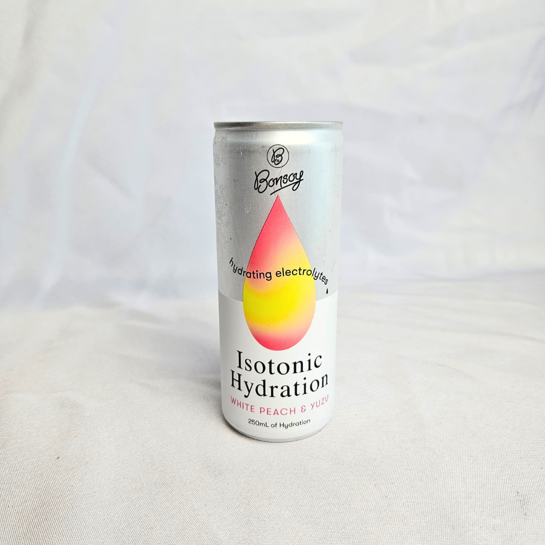 Bonsoy Isotonic Hydration | White Peach & Yuzu Case (12x 250ml)