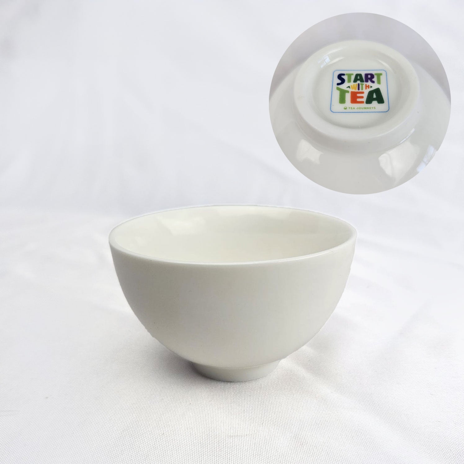 White Ceramic Tea Cup 200ml