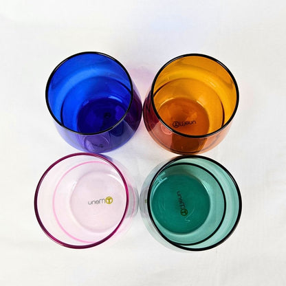 Colour Glass Cup Set of Four