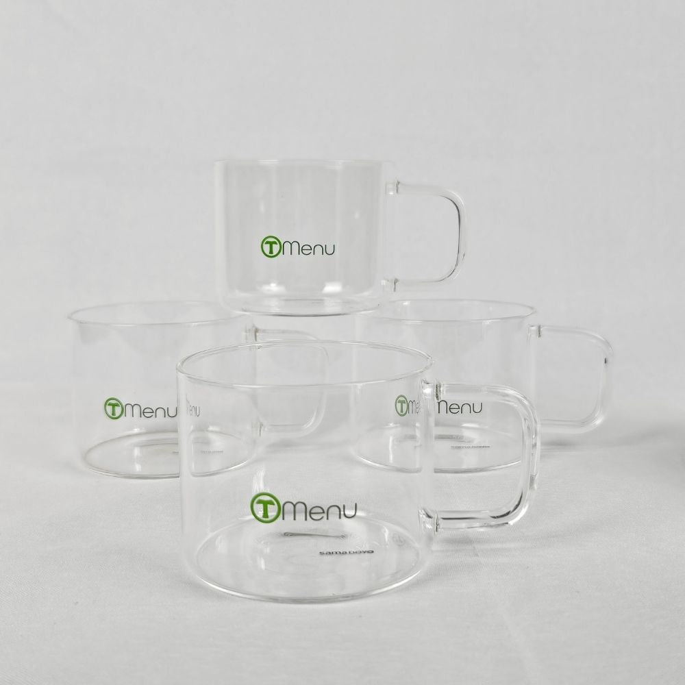 Glass Teapot Set (Teapot & 4 Cups)