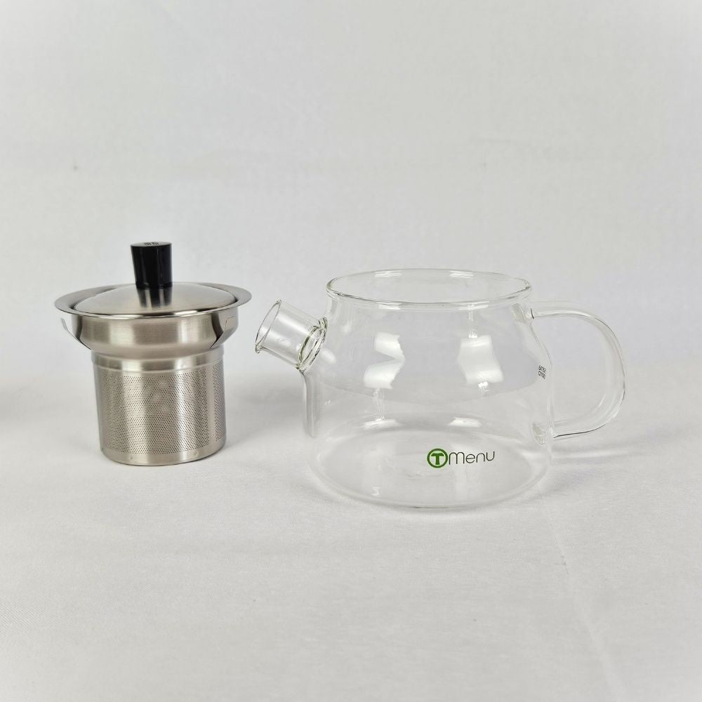 Glass Teapot Set (Teapot & 4 Cups)