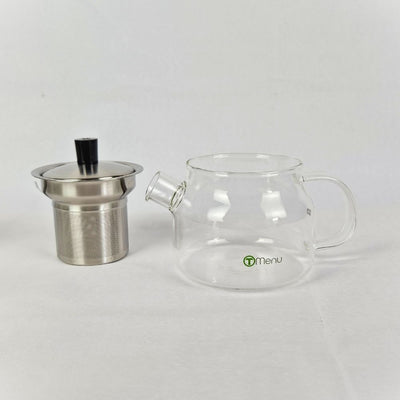 Glass Teapot Set (Teapot & 4 Cups)