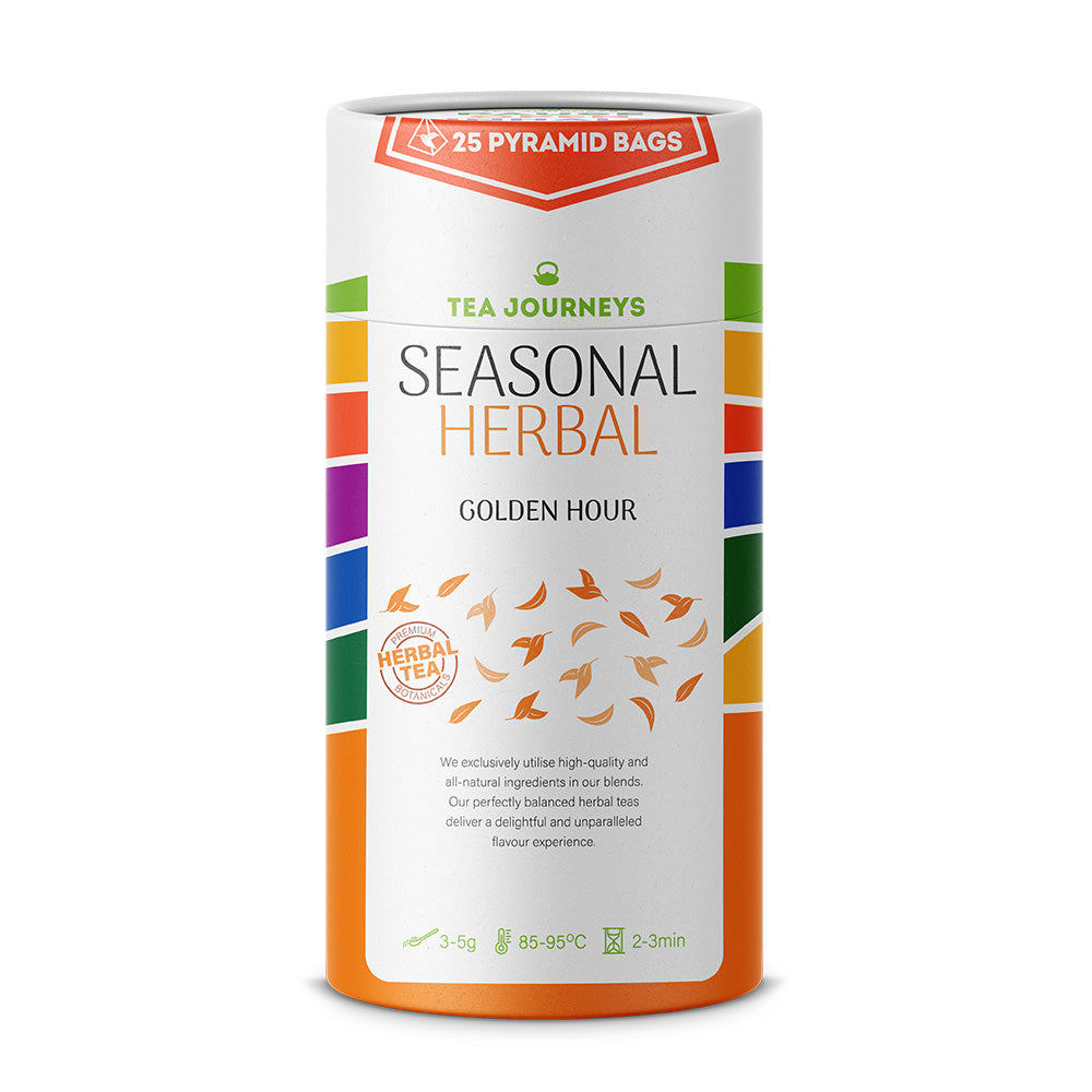 Golden Hour Tea Bag - Peppermint, Rosemary, Lemon Myrtle, Ginger Vanilla Rooibos