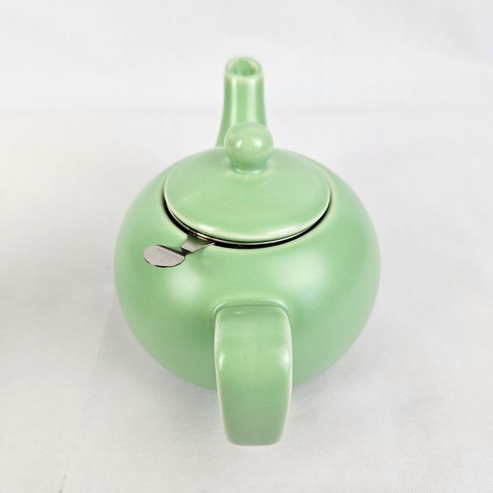 Green Ceramic Teapot