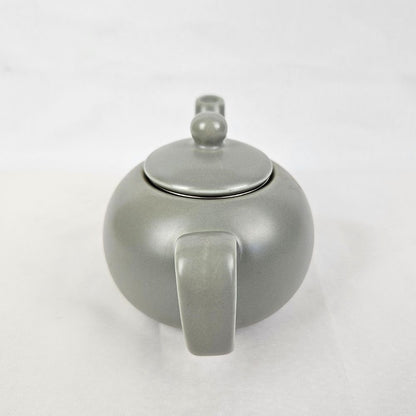 Grey Ceramic Teapot Side