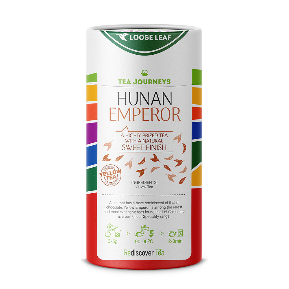 Hunan Emperor Yellow Tea Loose Leaf Tube