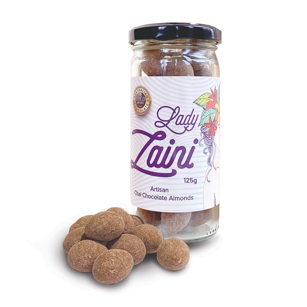 Lady Zaini Chai Chocolate Almonds 125g