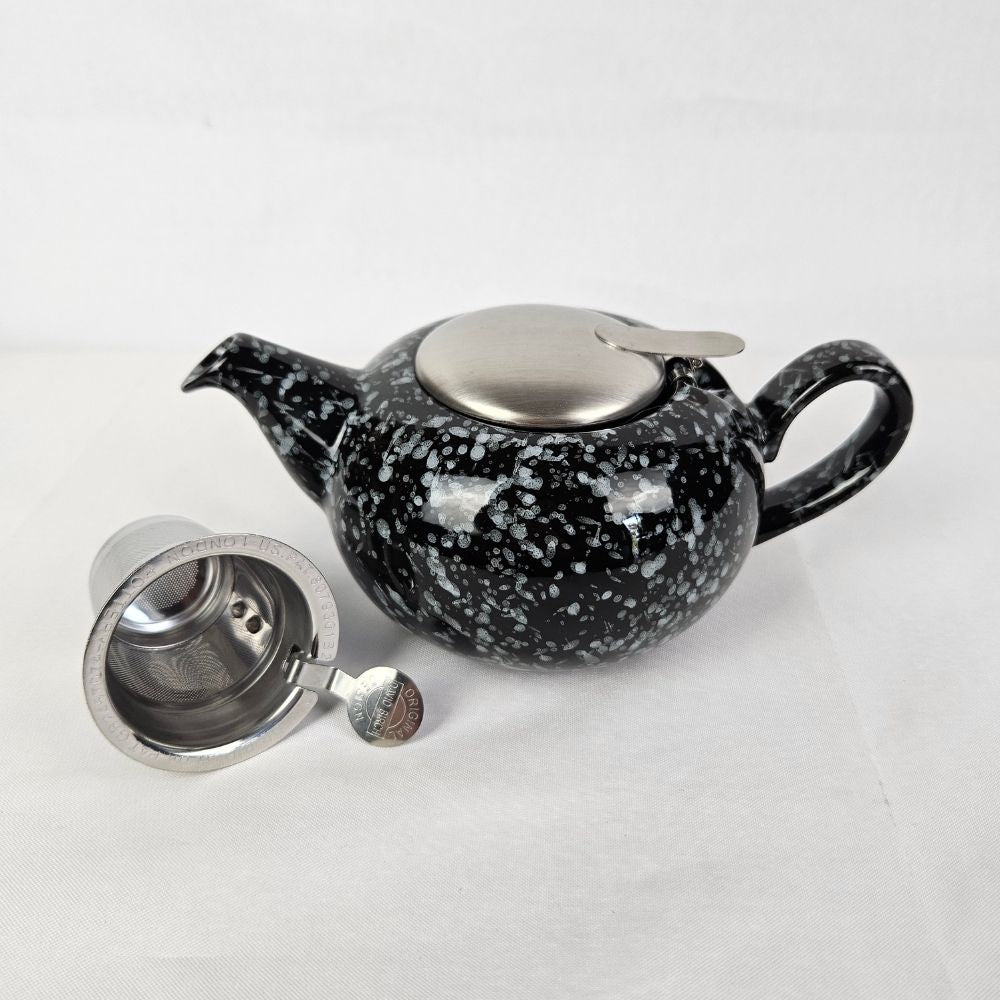 London Pottery Pebble Teapot Black