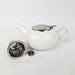 London Pottery Pebble Teapot Black White 