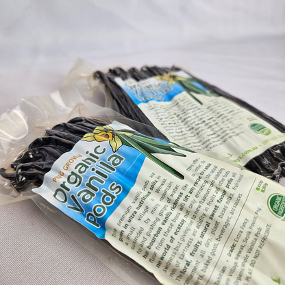 Organic Vanilla Pods | 2 Sizes Available