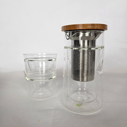 Portable Travel Tea Set For Two Teapot