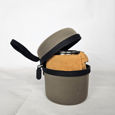 Portable Travel Tea Set for Four Packed