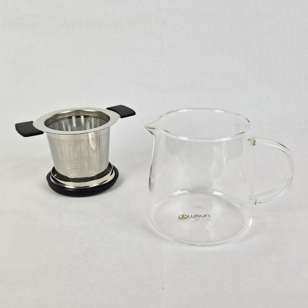 Stainless Steel Glass Teapot 300ml