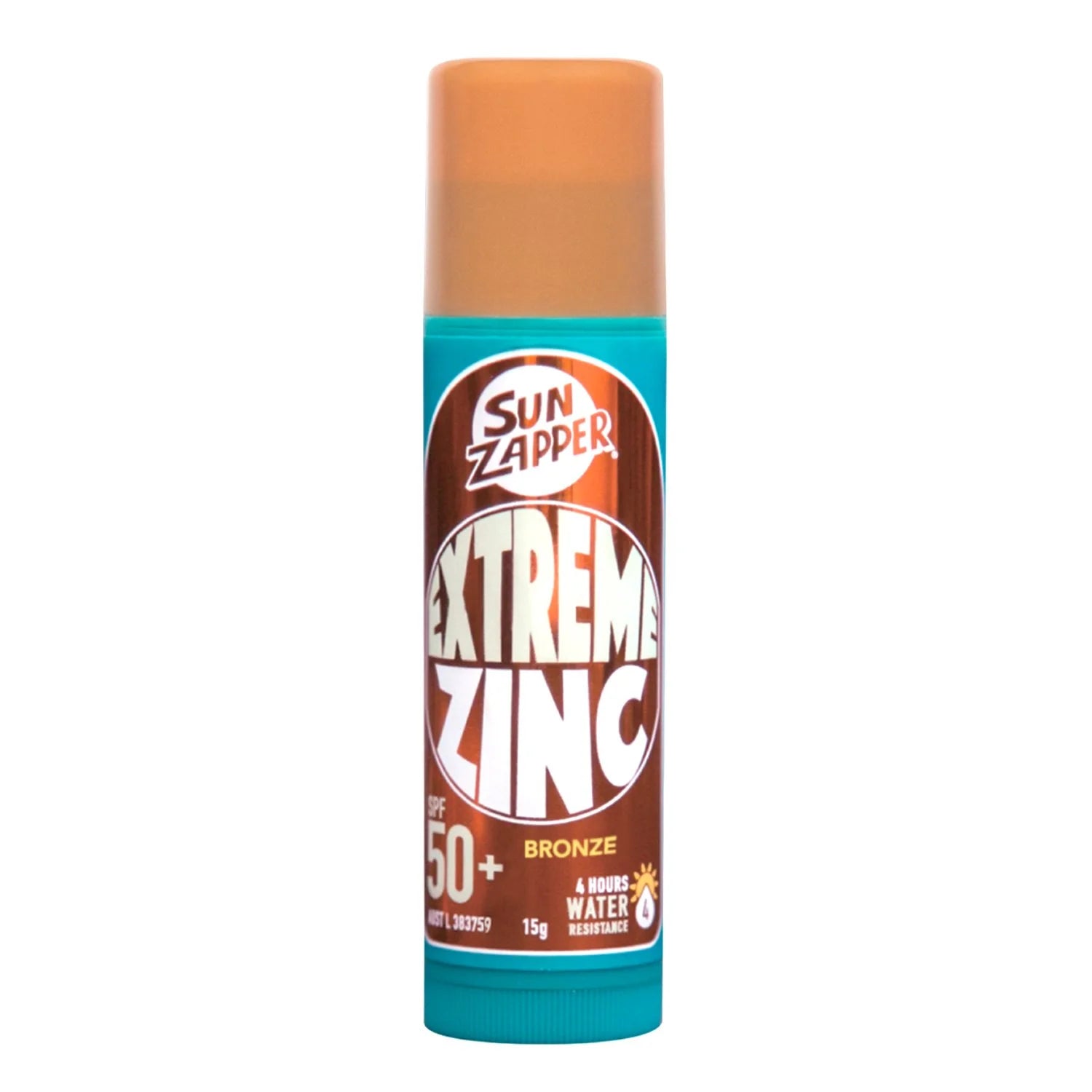 Sun Zapper Extreme Zinc Stick SPF 50+ Bronze 15g