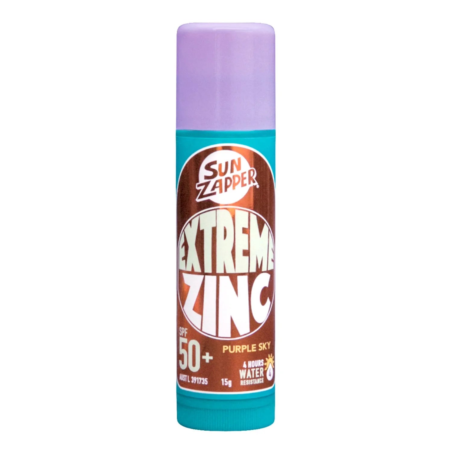 Sun Zapper Extreme Zinc Stick SPF 50+ Purple Sky 15g