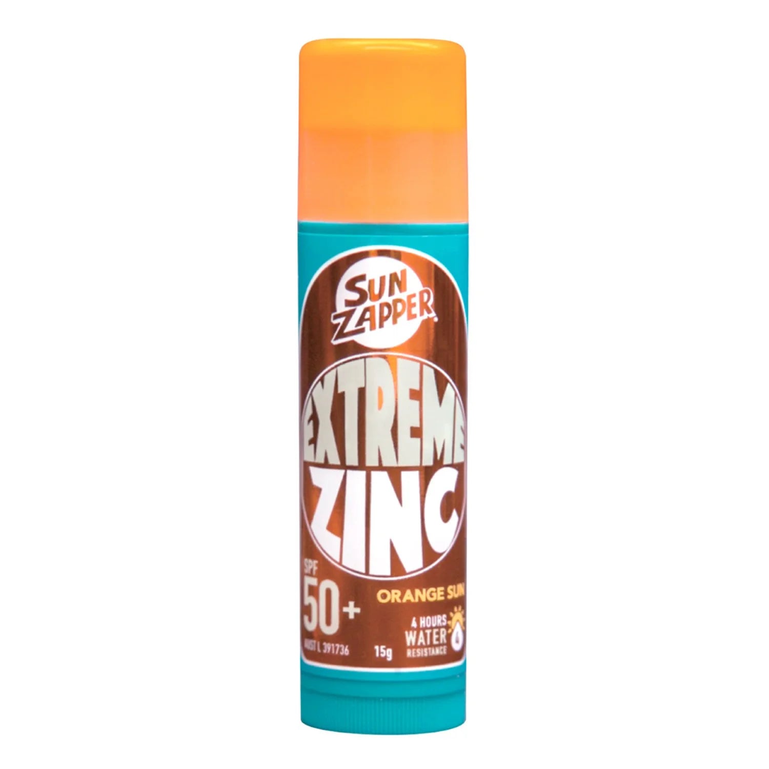 Sun Zapper Extreme Zinc Stick SPF 50+ Orange Sun 15g