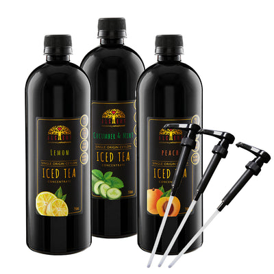 Alchemy Iced Tea Kit (Peach, Lemon, Cucumber & Mint)
