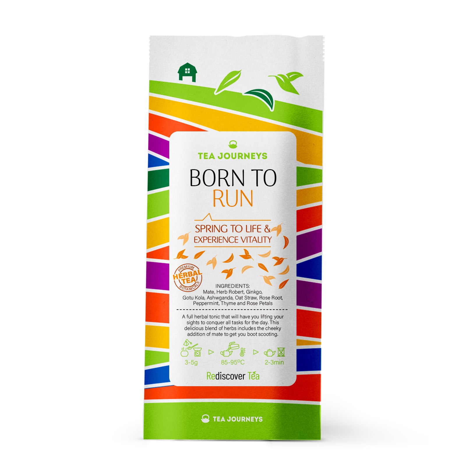 Born to Run - Brazil Yerba Mate Herbal Tea