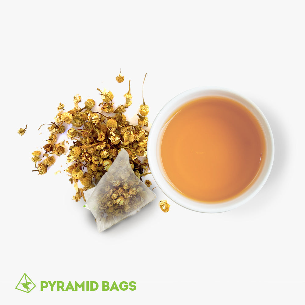 Calming Chamomile Tea Caffeine Free tea bag