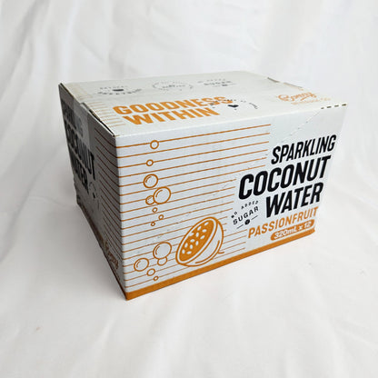 Bonsoy Sparkling Coconut Water | Passion Fruit Case (12x 320ml)