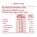 Kakaoda Nutrition Fact Sheet