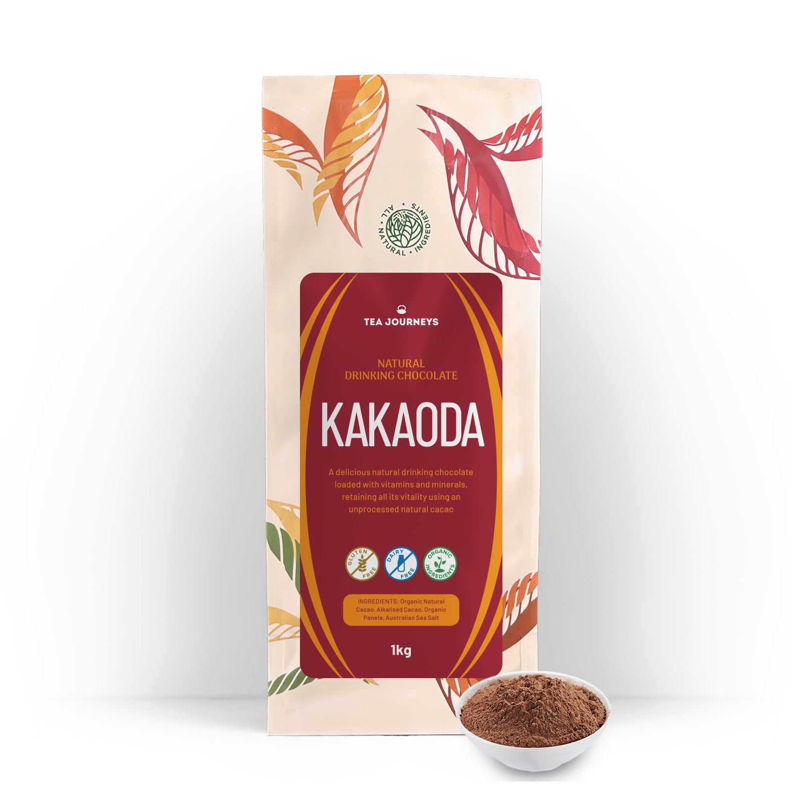 Kakaoda - All Natural Drinking Chocolate (Gluten Free, Dairy Free)
