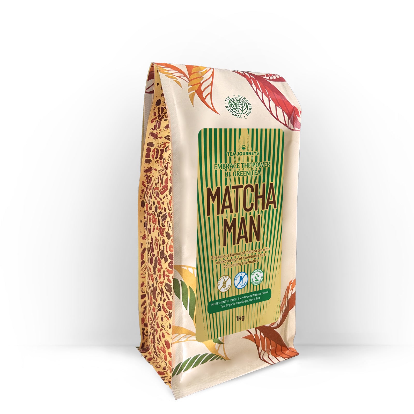 Matcha Man - All Natural Matcha Drinking Powder (Gluten Free, Dairy Free)