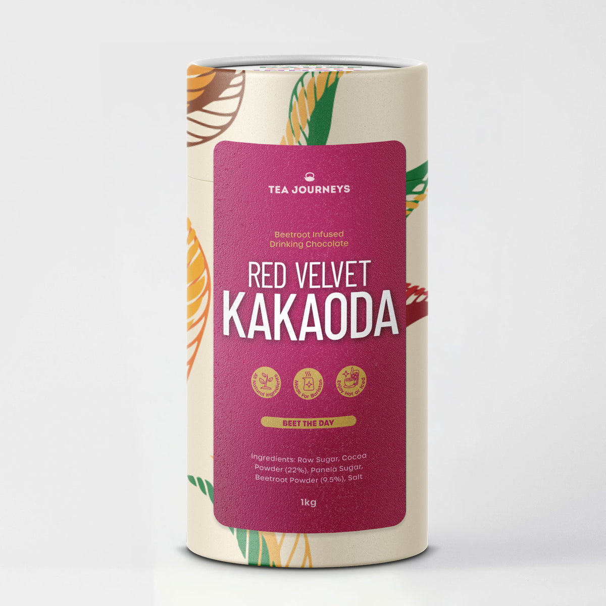 Red Velvet  Kakaoda - All Natural Beetroot Drinking Chocolate