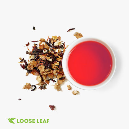 Sunset Blaze - Hibiscus Apple Green Tea Blend