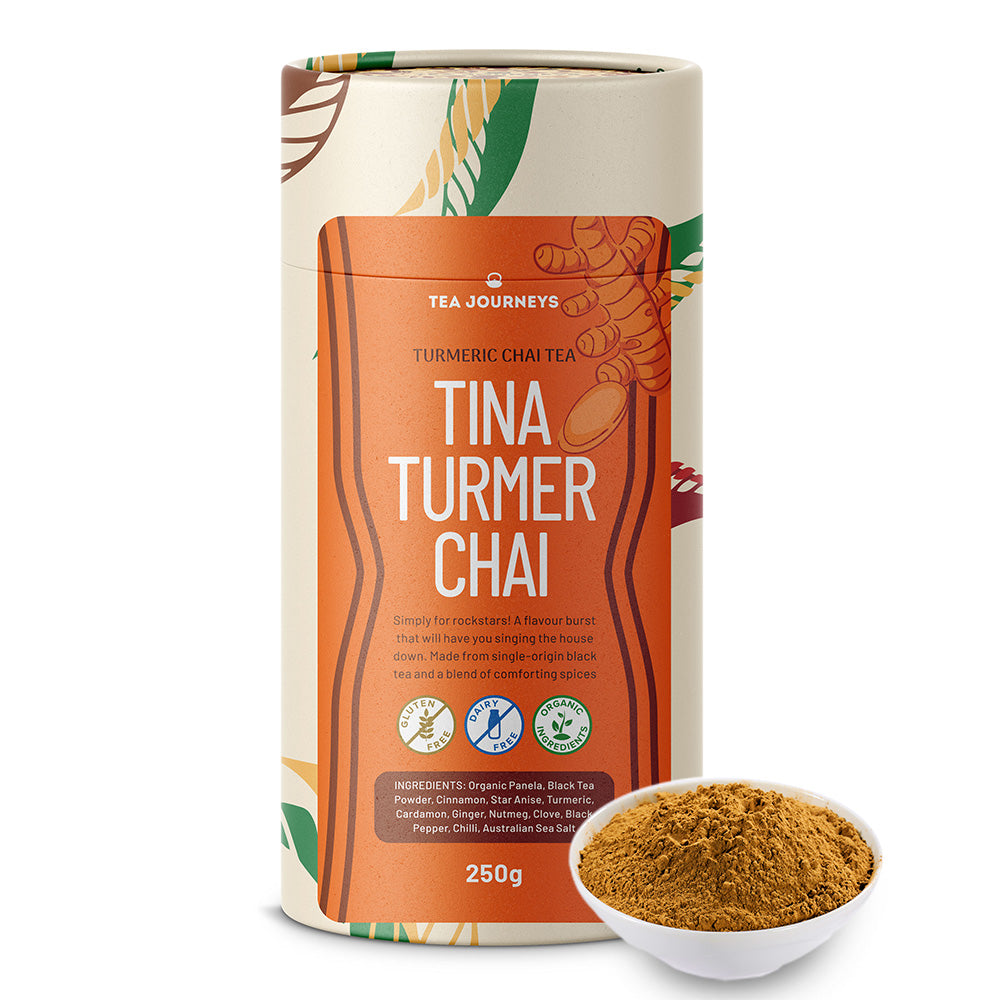 Tina Turmer Turmeric Chai Drinking Powder