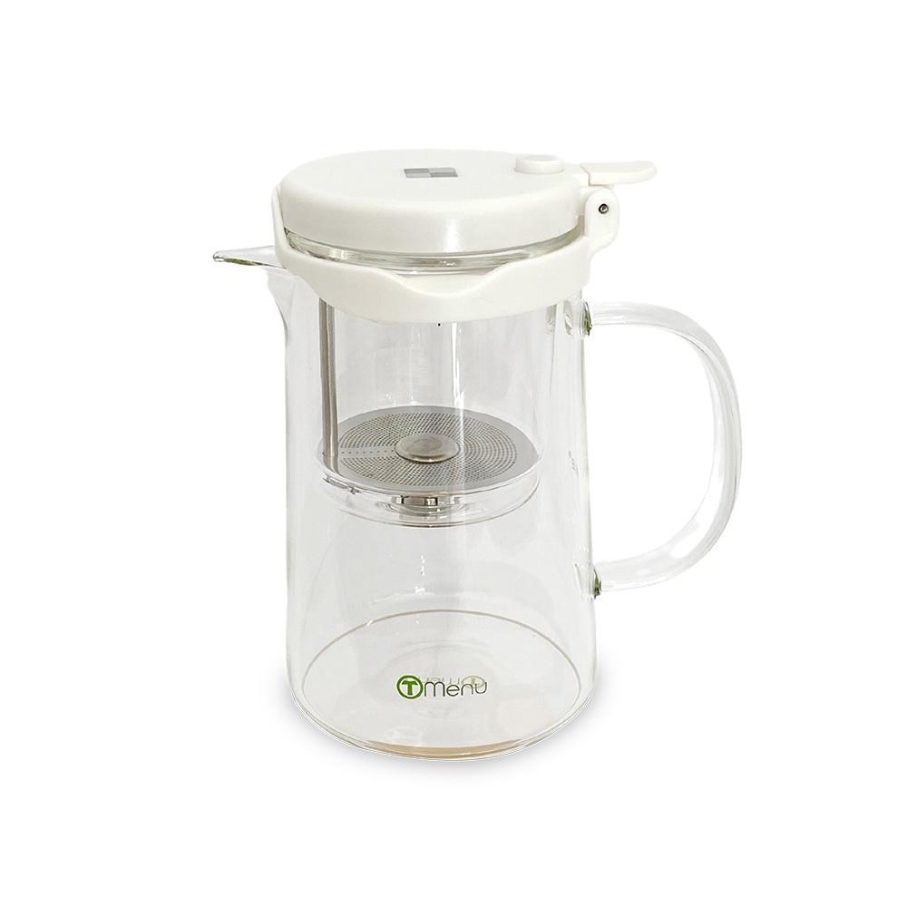 Push Button Glass Tea Pot (750 ml)